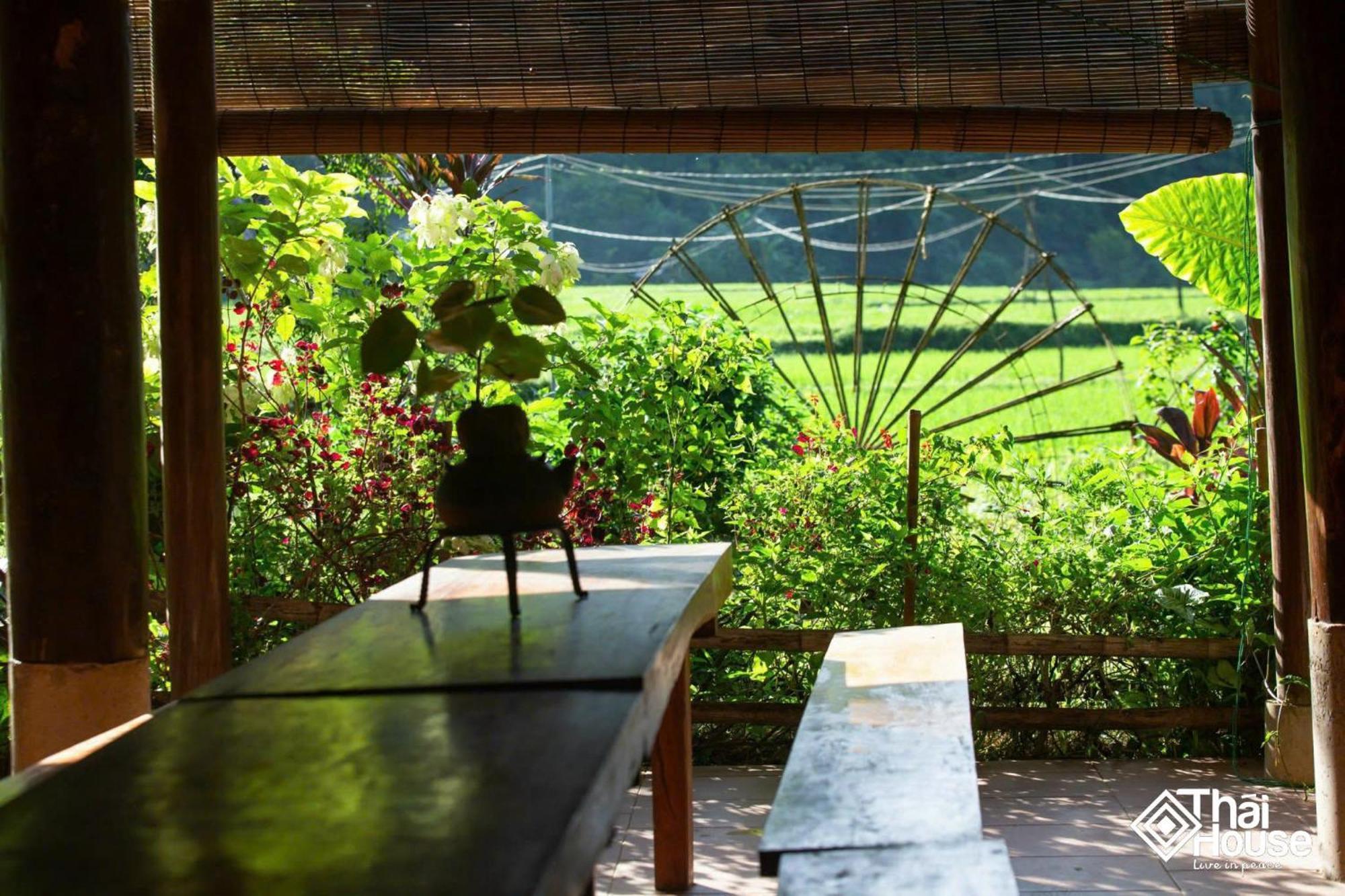 Thai House Pu Luong - Century Old Stilt House With Terrace Views Huong Ba Thuoc Εξωτερικό φωτογραφία
