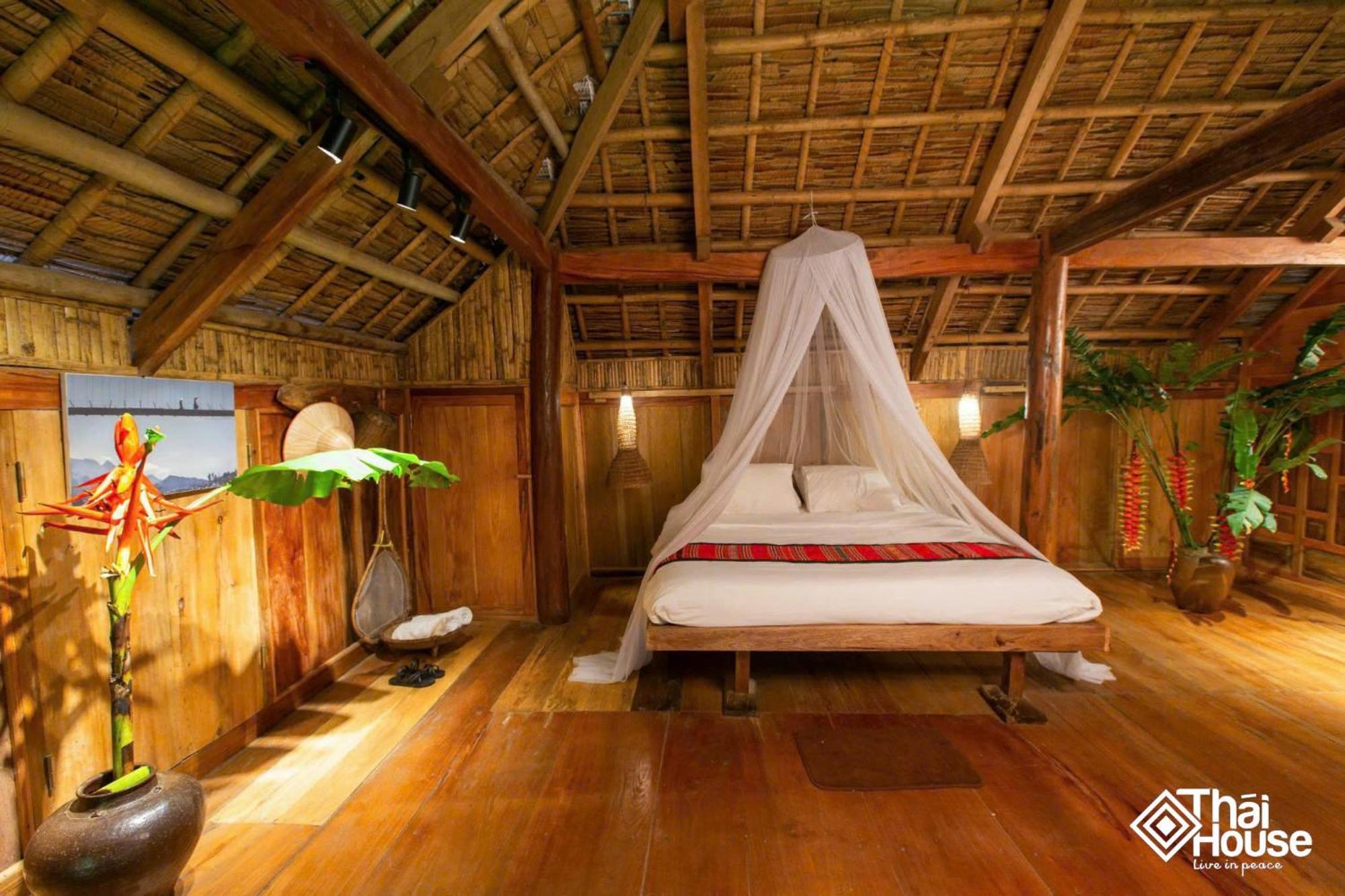 Thai House Pu Luong - Century Old Stilt House With Terrace Views Huong Ba Thuoc Εξωτερικό φωτογραφία
