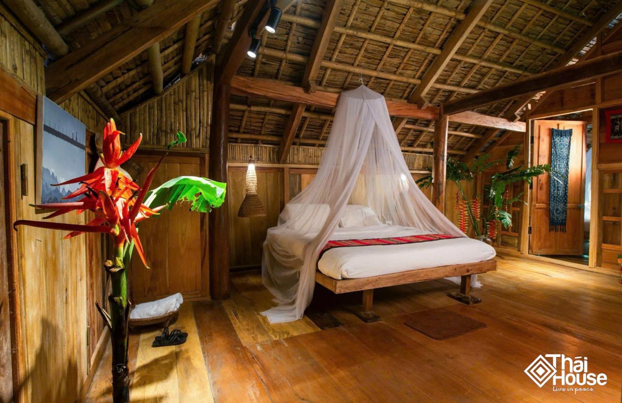 Thai House Pu Luong - Century Old Stilt House With Terrace Views Huong Ba Thuoc Εξωτερικό φωτογραφία