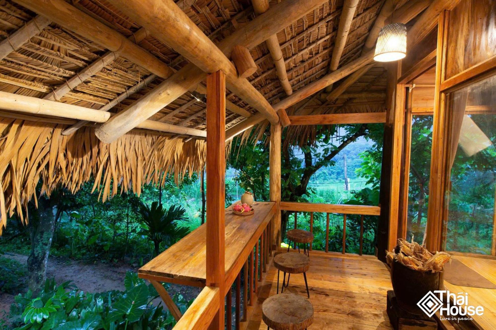 Thai House Pu Luong - Century Old Stilt House With Terrace Views Huong Ba Thuoc Εξωτερικό φωτογραφία