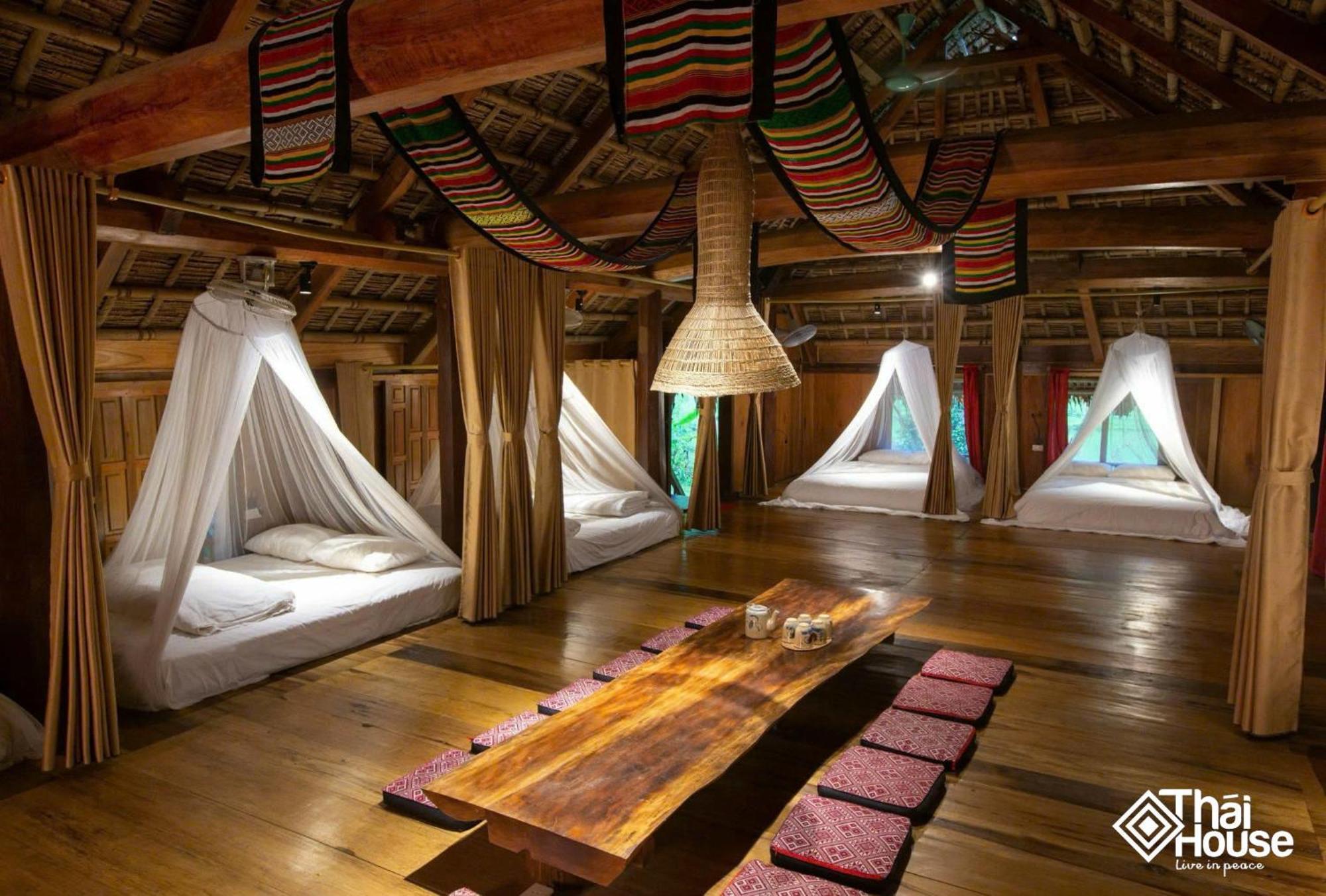 Thai House Pu Luong - Century Old Stilt House With Terrace Views Huong Ba Thuoc Εξωτερικό φωτογραφία
